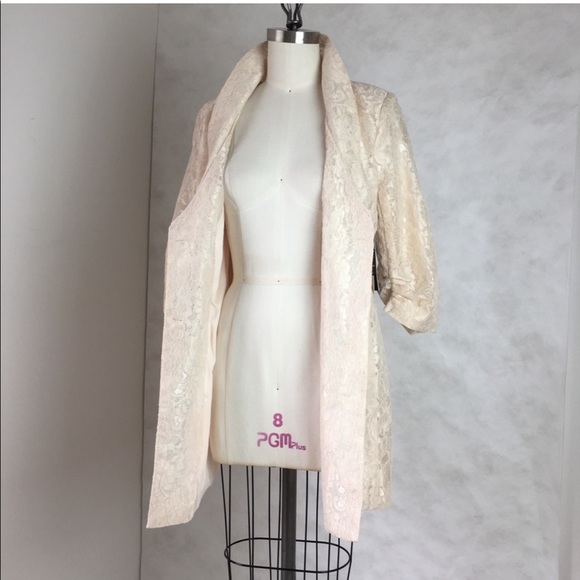 LULUS RONAN LACE DOUBLE BREASTED SUIT DRESS g615-6 - Picture 6 of 8